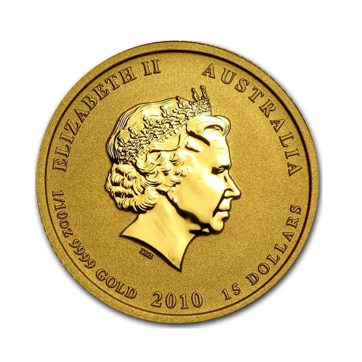 1/10 oz Lunar Tiger Gold Coin (Series II) - Image 2