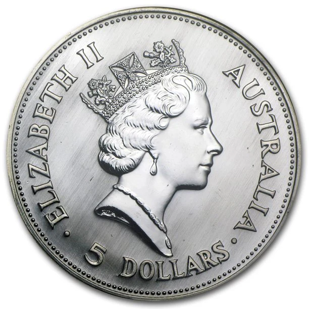 1 oz Silver Australian Kookaburra Coin - 1990 - Image 2