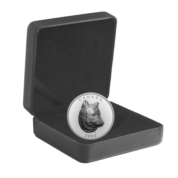 1 oz Timber Wolf Silver Coin - Image 4