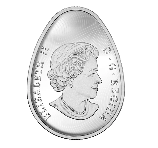 1 oz Vegreville Pysanka Egg Silver Coin - Image 2