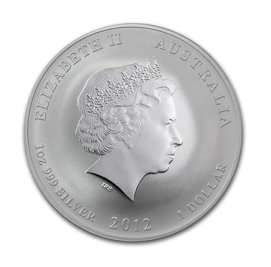 1oz Silver AU$1 Lunar Year of Dragon Coin - Image 2