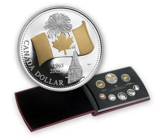 40th Anniversary of Canada's National Flag Proof Set - Image 3