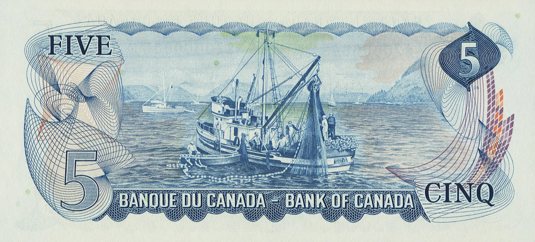 Canadian $5 Bill (Lawson-Bouey) - Image 3