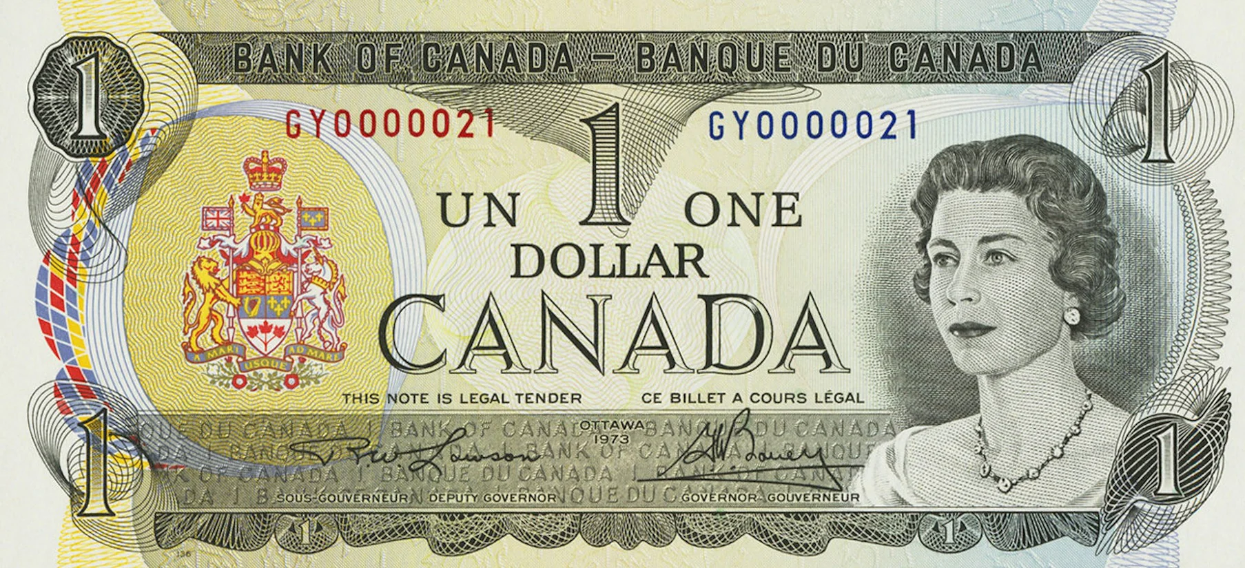 Canadian $1 Bill (Lawson-Bouey) - Image 4