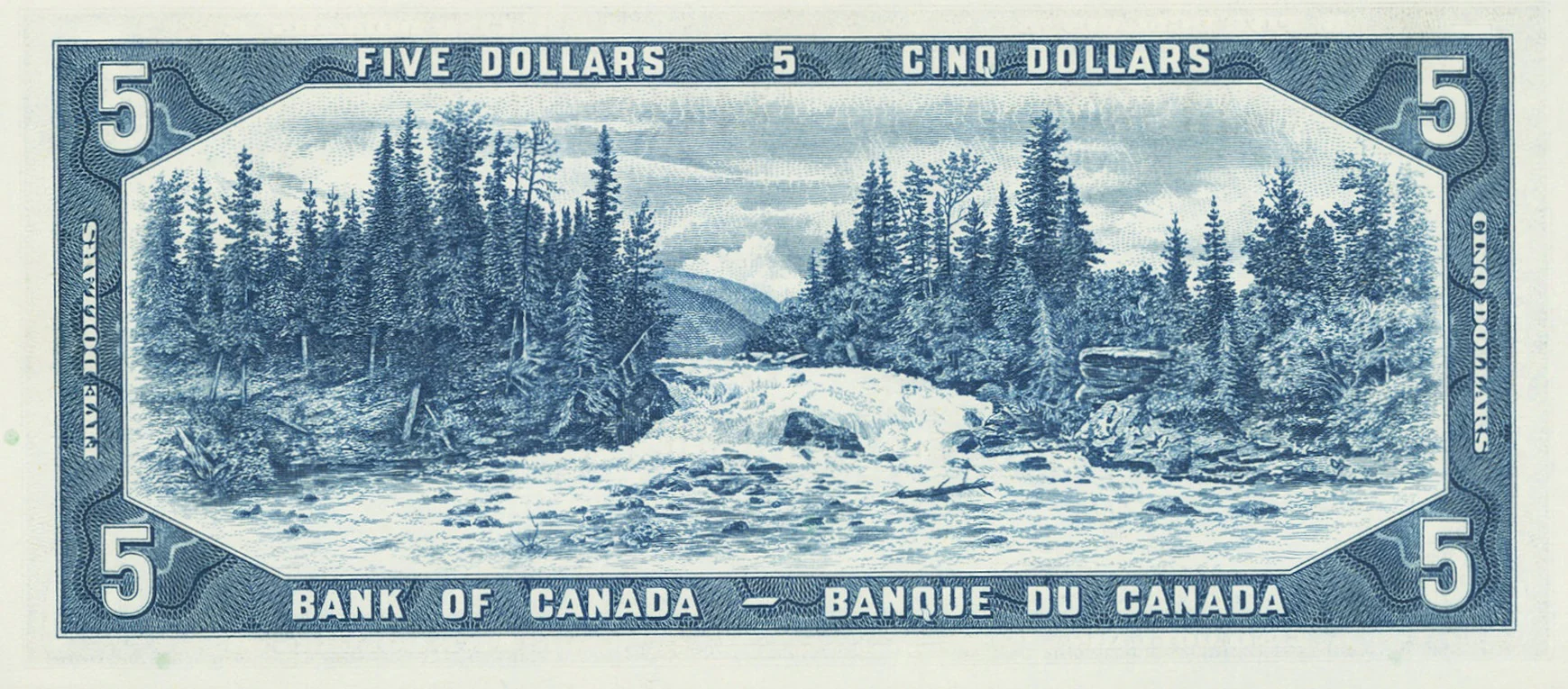 Canadian $5 Bill (Beattie-Rasminsky) - Image 3
