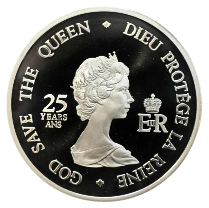 First Four Canadian Governors General 25th Anniversary Silver Coin - Image 2