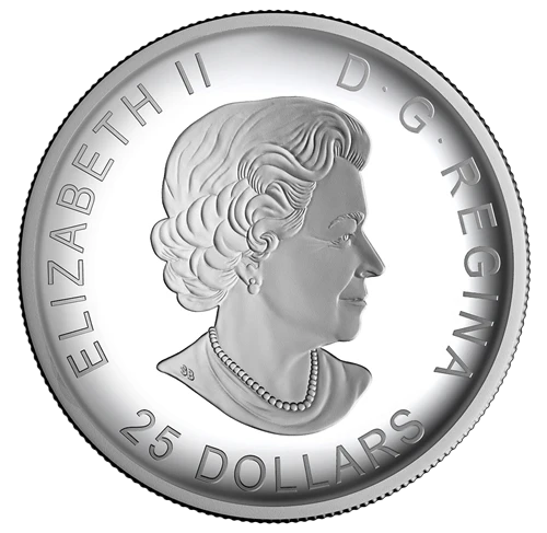 Glow-in-the-Dark View of Canada From Space Silver Coin - Image 4